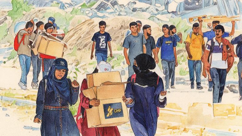 International aid organisations refused to work with the Gaza Humanitarian Foundation.