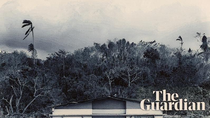 A submerged house seen in Cave Valley, Jamaica on 2 November, after Hurricane Melissa made landfall. Photograph: Orlando Barría/EPA