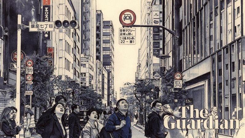 A Chinese tour group walks at the Ginza shopping district in Tokyo. China has advised its citizens to avoid travelling to Japan, following a diplomatic feud sparked by remarks from Tokyo's new prime minister about a hypothetical attack on Taiwan. Photograph: Greg Baker/AFP/Getty Images