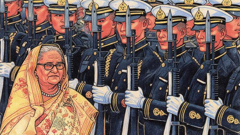 Bangladesh’s ousted prime minister Sheikh Hasina, who has been living in exile in neighbouring India.