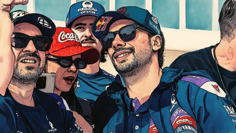 Miguel Oliveira escolheu uma frase especial para a despedida perante o público português. Foto Instagram Miguel Oliveira