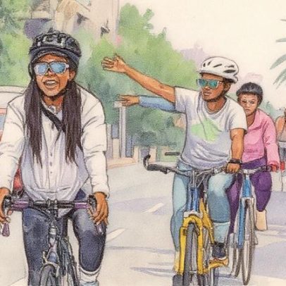 Jovens ciclistas retomam as ruas de Joanesburgo