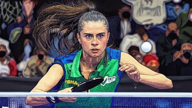 Bruna Takahashi no WTT Commander de Lima 2025 (Foto: World Table Tenis)