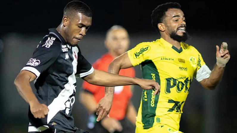 Rayan na partida do primeiro turno contra o Mirassol (Foto: Matheus Lima/Vasco)