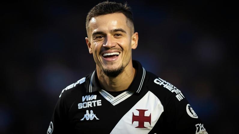Philippe Coutinho comemora gol pelo Vasco (Foto: Matheus Lima/Vasco)