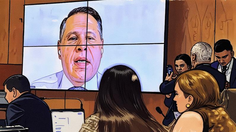 Eduardo Tagliaferro em depoimento no Senado Federal. Foto: Saulo Cruz/Agência Senado