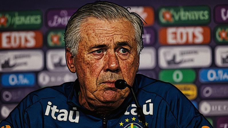 Carlo Ancelotti, técnico da Seleção Brasileira (Foto: @rafaelribeirorio / CBF)