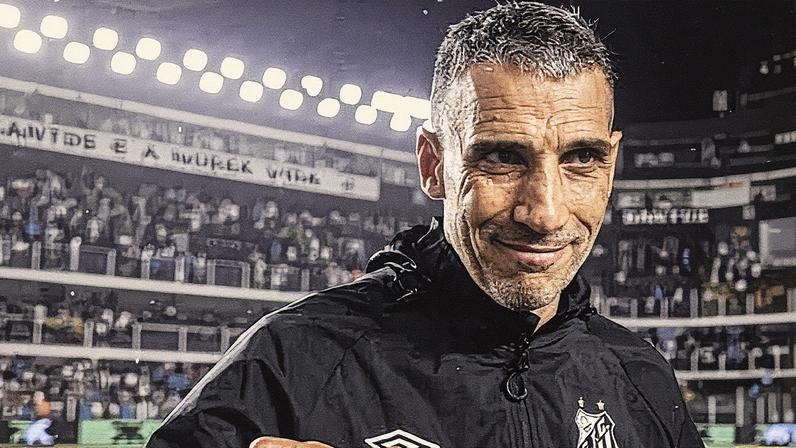 Vojvoda, técnico do Santos (Foto: Raul Baretta/ Santos FC)
