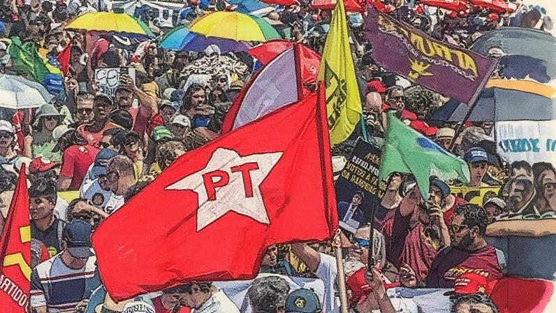 Embalado pela reação ao golpismo, o Partido dos Trabalhadores lidera o ranking de relevância nas redes sociais montado pela Nexus Consultoria. Foto: Anderson Barbosa/Agência PT
