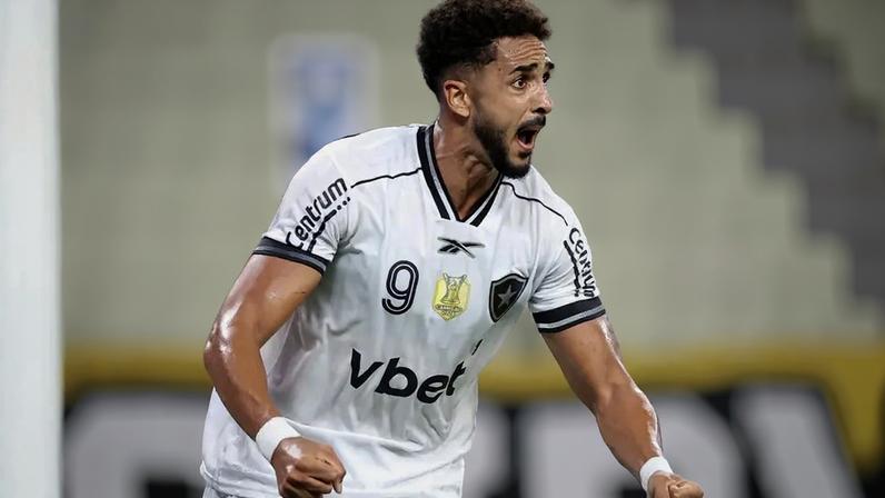 Chris Ramos comemorando gol do Botafogo (Foto: Vítor Silva/Botafogo)