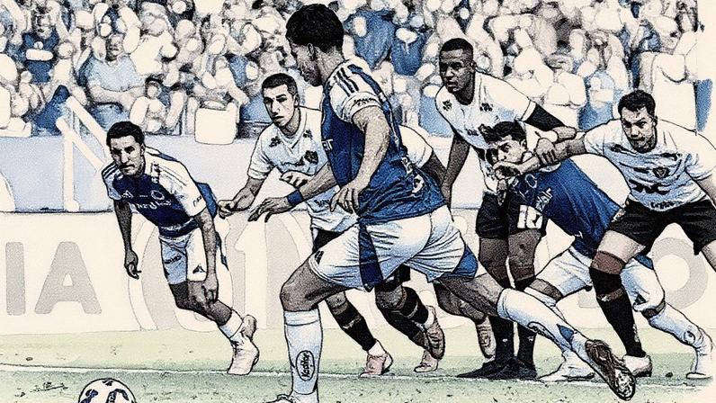 Uma das vitórias do Cruzeiro na atual série invicta foi contra o Vitória, no Mineirão (Foto: Gustavo Aleixo/Cruzeiro)
