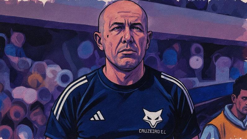 Leonardo Jardim ficou satisfeito com rendimento dos zagueiros reservas no segundo tempo (Foto: Gustavo Aleixo/Cruzeiro)
