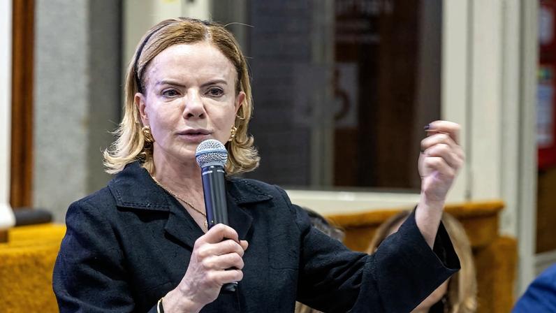 A ministra de Relações Institucionais, Gleisi Hoffmann. Foto: Brito Júnior/SRI-PR