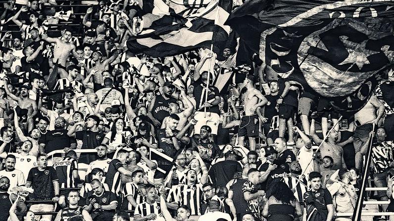 Torcida do Botafogo no Nilton Santos (Foto: Vítor Silva/Botafogo)