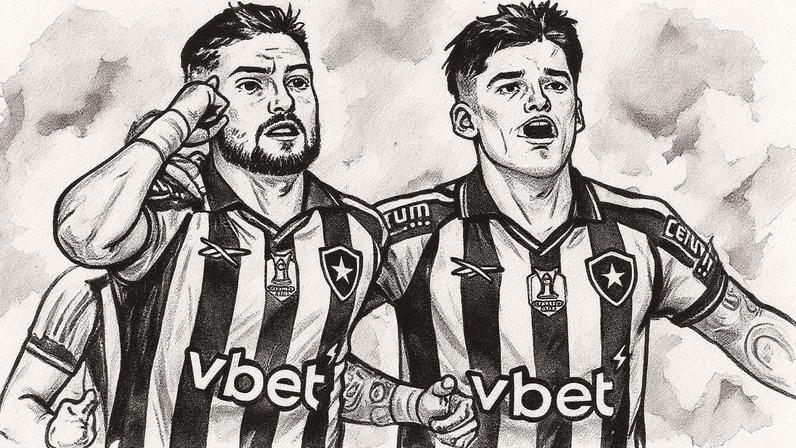 Comemoração de Alex Telles no gol do Botafogo contra o Vasco (Foto: Vítor Silva/Botafogo)