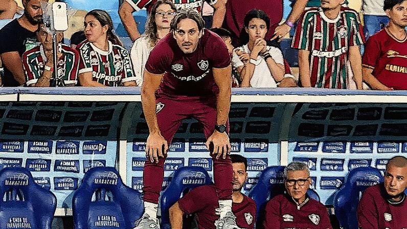 Zubeldía em Fluminense x Mirassol (Foto: Marcelo Gonçalves/ Fluminense FC)