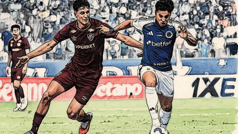 Atacante Kaio Jorge voltou a passar em branco no empate do Cruzeiro com o Fluminense (Foto: Gustavo Aleixo/Cruzeiro)