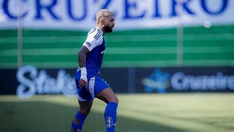 Atacante Gabigol completou 50 jogos com a camisa do Cruzeiro em 2025 (Foto: Lucas Bubols/Cruzeiro)
