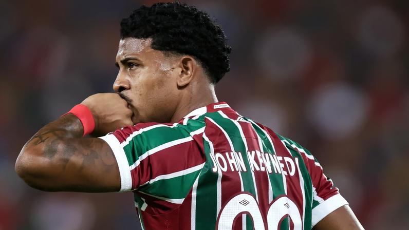 John Kennedy comemora gol pelo Fluminense (Foto: Marcelo Gonçalves/ Fluminense)