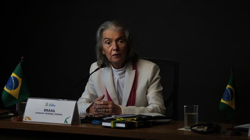 Discurso: Cármen Lúcia fala durante o X Encontro do Fórum de Cortes Supremas do Mercosul. Na ocasião, ela disse que o STF garantiu a democracia e os direitos fundamentais. (Foto: Rosinei Coutinho/STF)