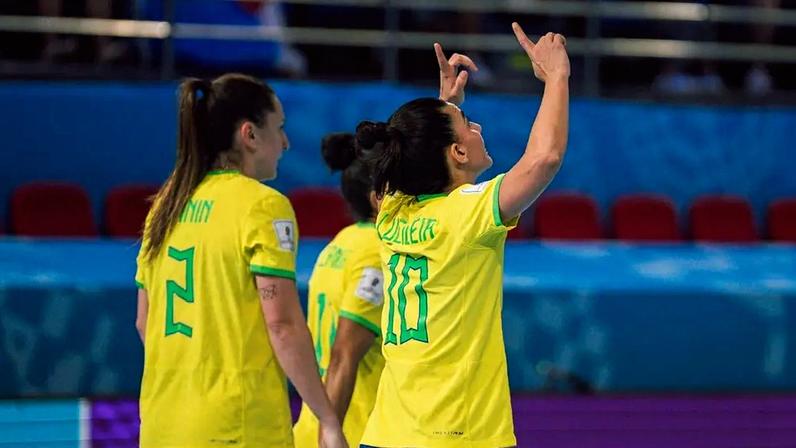 Brasil vence Panamá na Copa do Mundo de Futsal (Foto: Fabio Souza/CBF)
