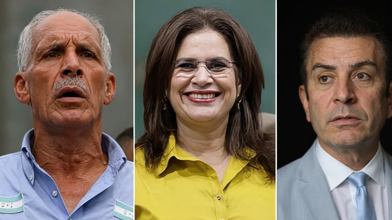 Nasry Asfura, Rixi Moncada and Salvador Nasralla are neck-and-neck in current polling.