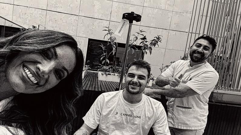 Patricia Poeta comemora alta do filho — Foto: Reprodução / Instagram