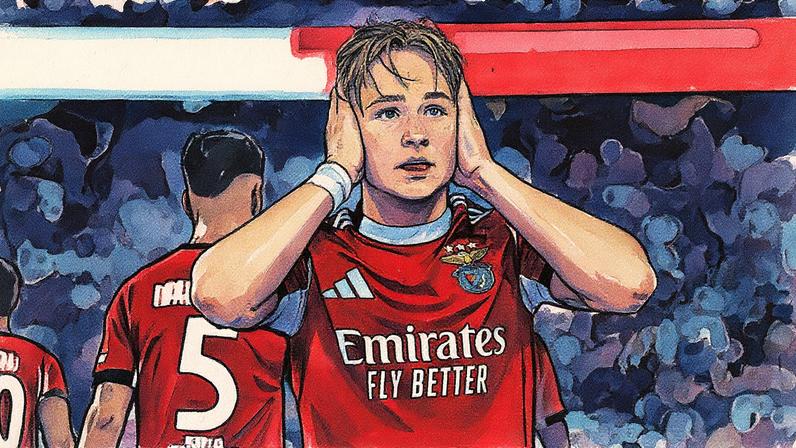 Schjelderup, extremo do Benfica (foto: Imago