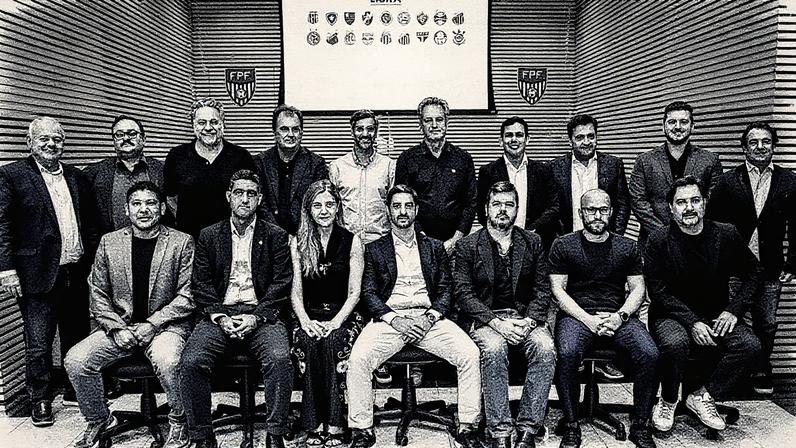 Reunião da Libra com dirigentes de clubes (Foto: Divulgação/Libra)