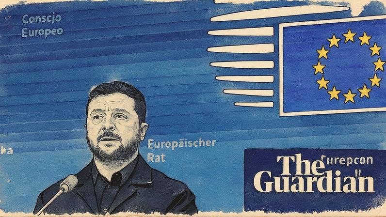 Volodymyr Zelenskyy at an EU summit in Brussels in October.