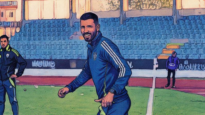 Gonçalo Brandão irá estrear-se como treinador principal e logo no Estádio da Luz frente ao Benfica e José Mourinho. Foto: Gonçalo Brandão/página pessoal