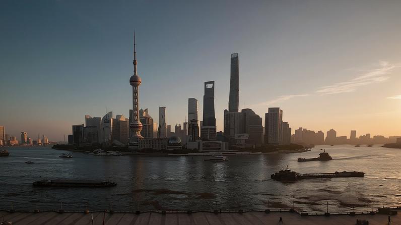 A view of the Huangpu River in the Chinese city of Shanghai, where a Japanese singer was forced to stop mid-performance. Photograph: Alex Plavevski/EPA