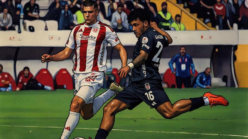 Jota Silva remata de pé esquerdo para o terceiro golo do Besiktas contra o Antalyaspor - Foto: IMAGO