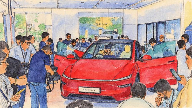 Tesla nomeia ex-executivo da Lamborghini para chefiar operação na Índia, dizem fontes | Os veículos elétricos representam pouco mais de 5% do total de vendas de carros na Índia.
