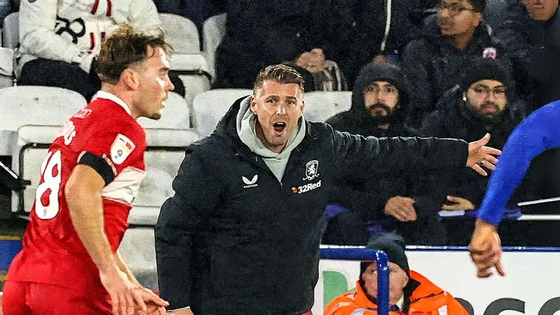 Rob Edwards, treinador do Middlesbrough - Foto: IMAGO