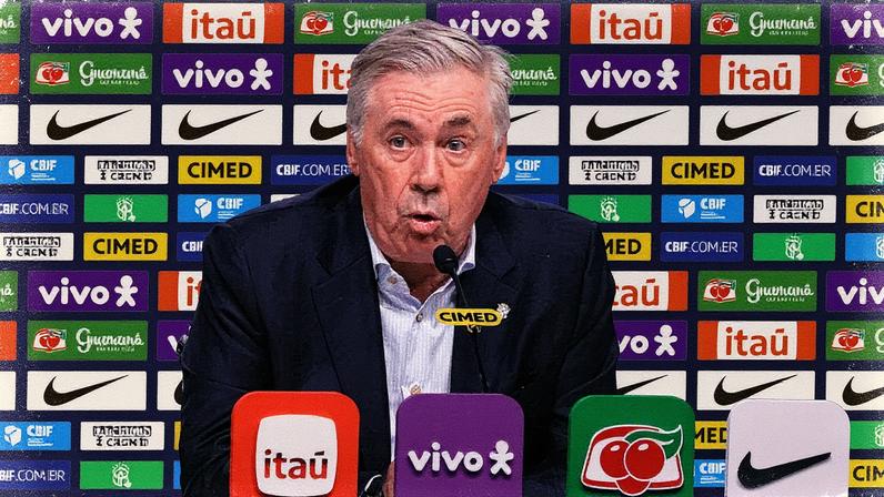 Carlo Ancelotti, treinador do Brasil - Foto: IMAGO