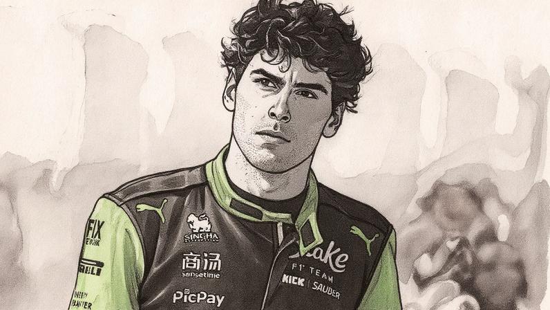 Gabriel Bortoleto, piloto da Sauber (Foto: Rudy Carezzevoli/Getty Images/AFP)
