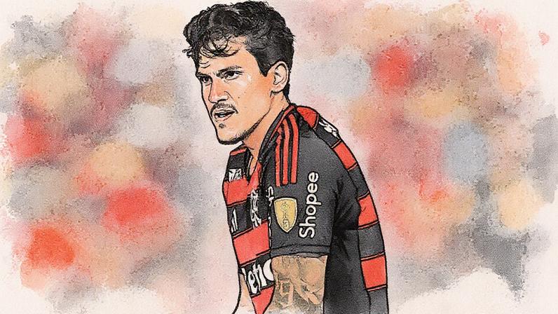 Pedro é homenageado pelo Flamengo ao lado de José Boto (Foto: Reprodução / Flamengo TV)