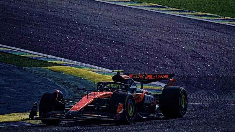 Lando Norris no GP de São Paulo de F1 (Foto: Nelson Almeida/ AFP)