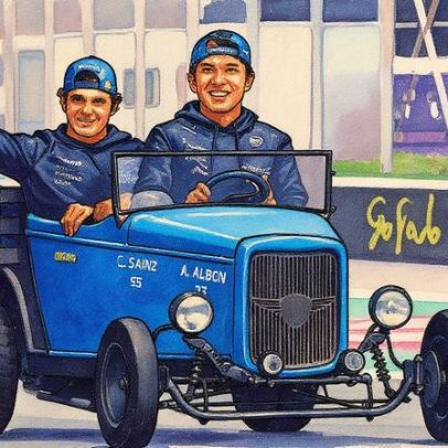 Williams apresenta pintura especial no grande prêmio de Las Vegas
