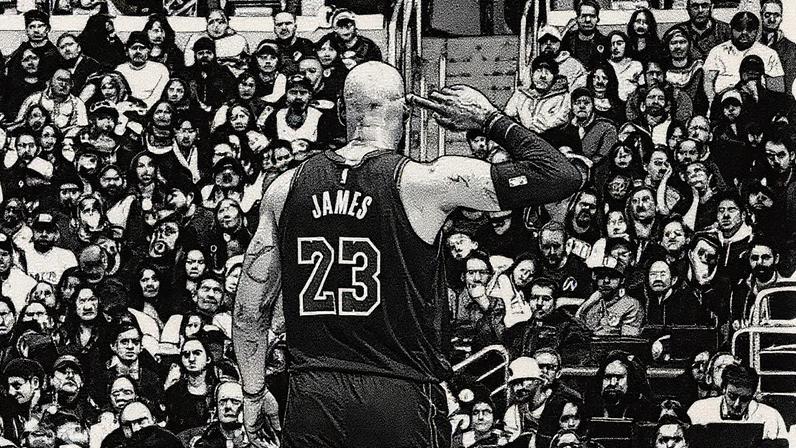 LeBron James em seu retorno da temporada 2025/26 pela partida de Los Angeles Lakers x Utah Jazz (Foto: Adam Pantozzi / NBAE / Getty Images / Getty Images via AFP)