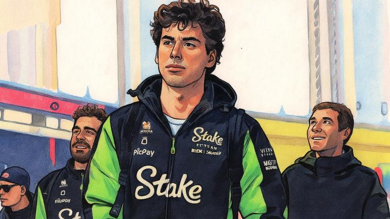 Gabriel Bortoleto no GP de Las Vegas de F1 (Foto: Rudy Carezzevoli/Getty Images/AFP)