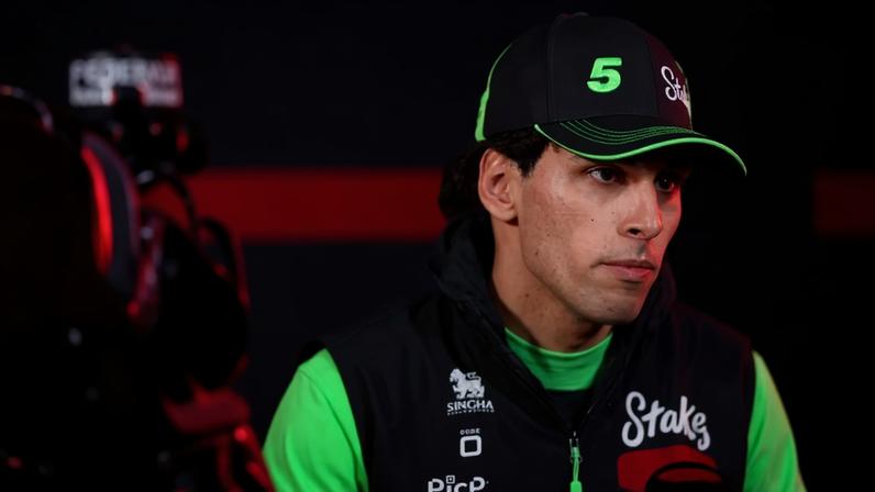 Gabriel Bortoleto no GP de Las Vegas de F1 (Foto: Peter Fox/Getty Images/AFP)