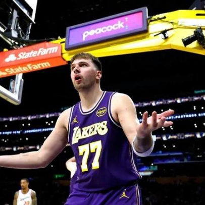 Doncic supera Magic Johnson e sobe posto na história dos Lakers