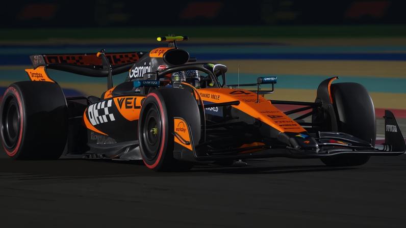 Lando Norris no GP do Catar de F1 (Foto: Andrej ISAKOVIC / AFP)