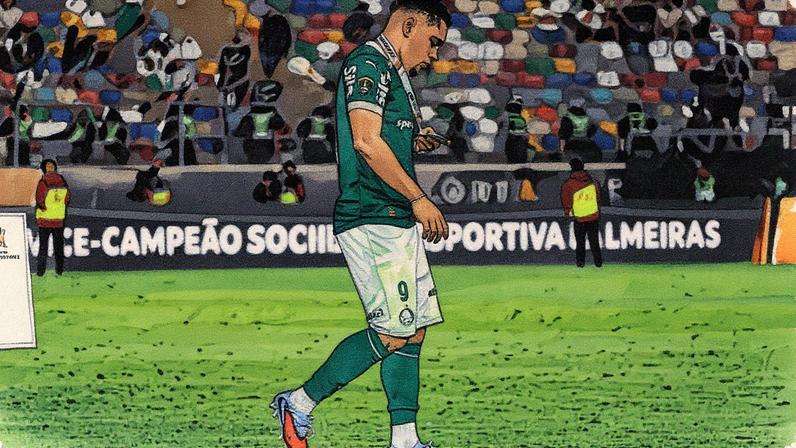 Abel Ferreira comentou sobre papo que teve com Vitor Roque (Foto: Ernesto Benavides / AFP)