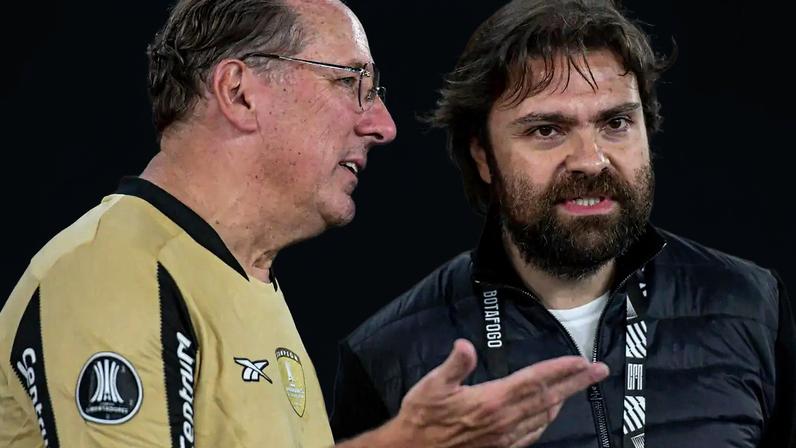 John Textor e Joao Paulo Guimaraes (Foto: Thiago Ribeiro/AGIF)