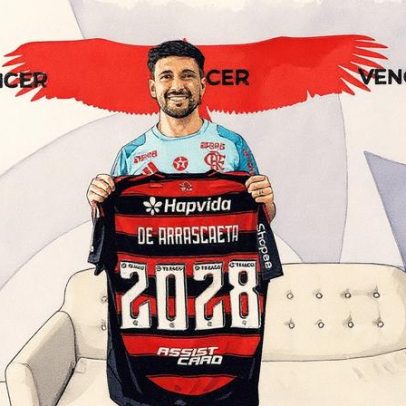 Arrascaeta renova contrato com o Flamengo