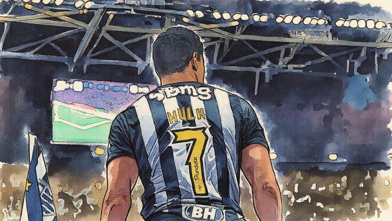 Atlético faz homenagem para Hulk na Arena MRV (Pedro Souza / Atlético)