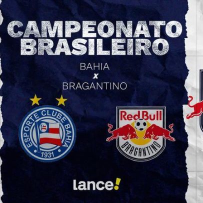Bahia enfrenta Bragantino com horário, transmissão e escalações do Brasileirão